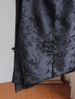 New Chinese style vest round neck sleeveless retro national style jacquard vest with black top_ecoleips.com