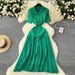Women's Clothing French Style Inner Sweater Dress Women Winter Elastic Slim Fit Celebrity Style Single Breasted Knitted Long Skirt_ecoleips.com