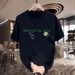 2025 Summer Loose Men And Women Pullover 100% Cotton Short Sleeve T-shirt_ecoleips.com