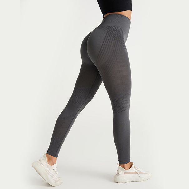 Women's Clothing High Waist Hip Lifting Sports Fitness Pants Sexy Line Yoga Pants Trousers Seamless Sports Tights_ecoleips.com