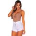2025s 2025 USA Size 5 Color 6 Tassel Hem Women's Denim Shorts_ecoleips.com