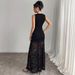 Spring New Arrival Women's Two Piece Set with Vest And Lace Trimmed Skirt Fashionable Ensemble for Ladies_ecoleips.com