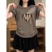 Women's Ruffled Waist Cotton Short Sleeve T-Shirt With Flutter Sleeves & Curved Hem – Trendy Summer Top_ecoleips.com