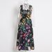 Women's Clothing Printed Dress Autumn New Square Collar Beaded High Waist Strappy Suspender Skirt For Women_ecoleips.com