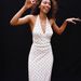 Summer Dress French Retro Halter Neck V Neck Sleeveless Slim Fit Polka Dot Sexy Backless Women's Clothing/Dress_ecoleips.com
