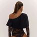Autumn Bodysuit for Women European And American Style Cropped Lace Trim Long Sleeves Fashion Hot Girl Clothing Jumpsuits Rompers_ecoleips.com
