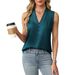 Aria Basics Aria Basics In-stock Women's Satin Vest Spring Summer, New European And American Fashion, Buttoned Knitted Tank Top For Women_ecoleips.com