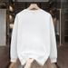 FW25 Matching Couple Cotton Crew Neck Sweatshirt - His & Hers_ecoleips.com