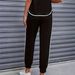 Women's Clothing Color Block Trim Casual Suit Short Sleeve Loose Fit American Style Spring Summer Autumn New_ecoleips.com