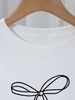 Women's Casual round Neck Short Sleeve T-Shirt Multi-Color Solid Loose Printed Fashion Top for Spring/Autumn & Summer_ecoleips.com