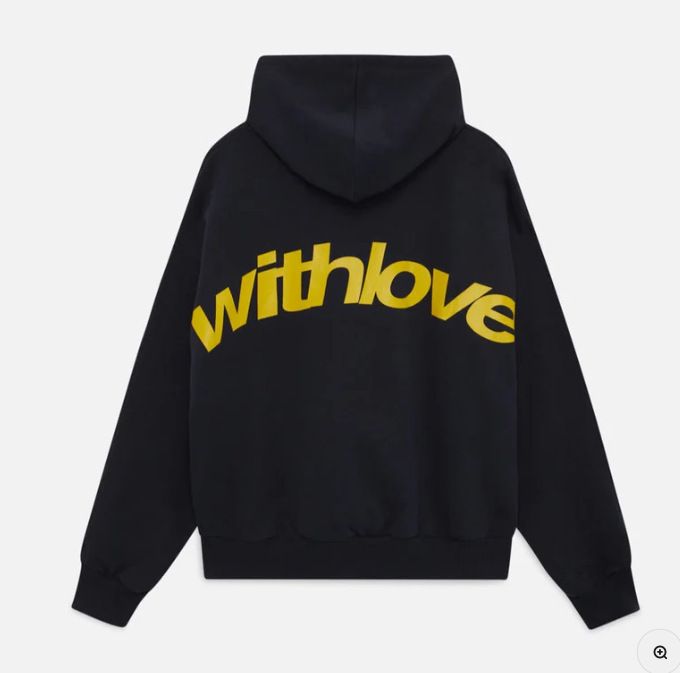 Unisex Casual Loose Hooded Sweatshirt Multi Color European American Style Minimalist Trendy Letter Print 2025 Versatile Women's Clothing_ecoleips.com