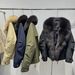 Detachable Fox Fur Collar Thick Down Parka Coat For Women - Stylish Winter Jacket With Removable Lining, Sweet & Cool Aesthetic_ecoleips.com