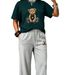 Summer New Arrival Women's plus Size Casual Two Piece Set Trousers And Crew Neck Short Sleeve Shirt Suitable for plus Sizes And Men_ecoleips.com