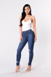 Women's Clothing Stretch Ripped Slim Fit Pants_ecoleips.com