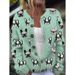 New 3D Digital Print Cardigan Knitted Coat For Women Early Spring Autumn Fashion_ecoleips.com