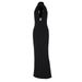 European And American Best-Selling Women's Clothing 2025 Summer New Sexy Deep V Halter Neck Ribbon Slim Sleeveless Dress_ecoleips.com