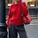 Diyun European And American Fashion Simple Style Round Neck Long Sleeve Sweater Base Knitwear Women's_ecoleips.com