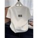 Women's Classic Fit Cotton Crew Neck Short Sleeve T-Shirt - Soft Brushed Fabric, Versatile White Tee For Everyday Comfort_ecoleips.com