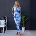 Women's Clothing Off shoulder Printed Elastic Lining Dress INS Casual Dress Women_ecoleips.com