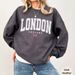 Women's Large Letter Print Pullover Sweatshirt Casual Loose Long Sleeve Top For Autumn Winter European American Style_ecoleips.com