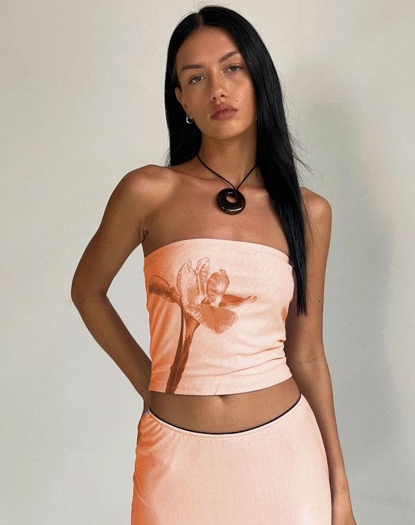 Aria Basics Aria Basics 2025 Summer Hot-Selling Fashion New Women's Clothing Y2K Printed Tube Top Vest For Sweet Spicy Women In Europe_ecoleips.com