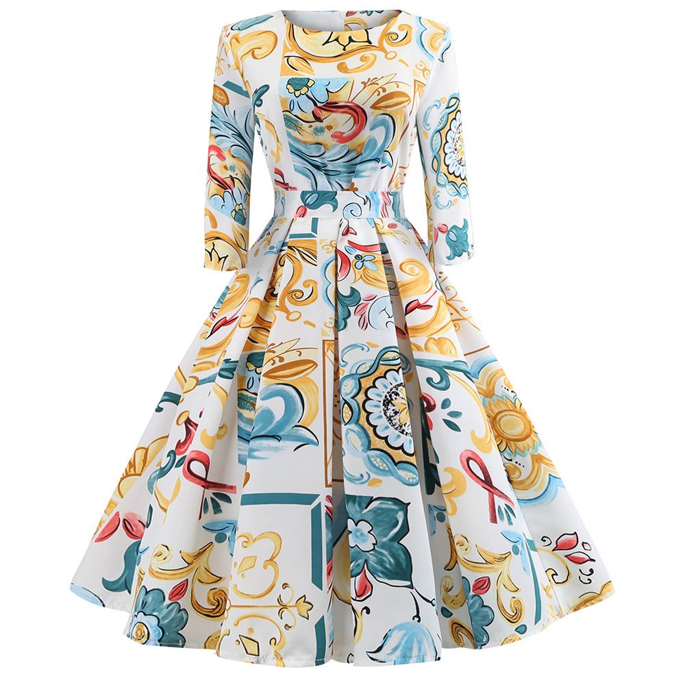 Women's Floral Print Halter Maxi Dress – Summer Evening Party Gown_ecoleips.com