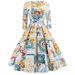 Women's Floral Print Halter Maxi Dress – Summer Evening Party Gown_ecoleips.com