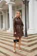 New mid-length leather coat with belt long-sleeved leather trench coat fashionable coat woman_ecoleips.com
