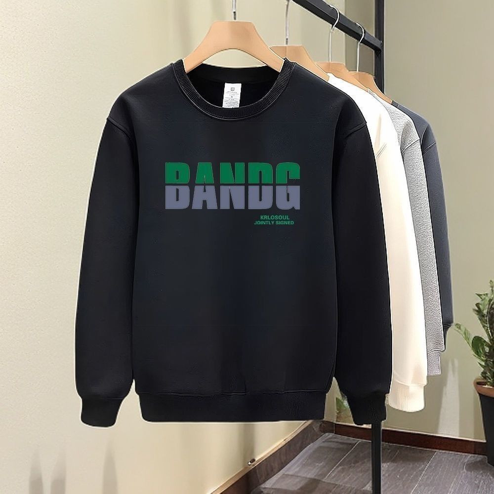 FW25 Matching Couple Cotton Crew Neck Sweatshirt - His & Hers_ecoleips.com