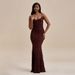European American Style Trendy Sexy Bodycon Dress Sleeveless Floor-Length Evening Gown for Spring Summer Casual Wear_ecoleips.com