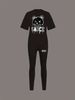 Women's Casual Loose And Fashionable Cartoon Pattern Printed Loose T-shirt+cropped Pants Two-piece Set Home Sportswear Daily Wear-272_ecoleips.com