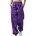 High Waisted Sweatshirt Women's Harem Sports Pants With Pockets 5 Sizes Available Casual Loose Fit Polyester_ecoleips.com