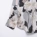 Women's Clothing Spring New Suit Long Sleeve Satin Texture Printed Shirt Skirt Design Niche Slim Suit_ecoleips.com