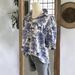 New Cross-border European And American Independent Site Printed V-neck Ruffle Women's Top_ecoleips.com