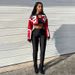 Women's Faux Leather Biker Jacket – Slim-Fit Color-Block Embroidery Jacket (S-XL, 5 Colors)_ecoleips.com