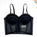 Women's Clothing Black Sexy Lace See Through Underwear High End Sexy Outerwear Underwear Fishbone Gathered Bra_ecoleips.com