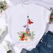 European And American Fashion Round-neck, Short-sleeve, New Loose-fit Eiffel Tower Print Women's T-shirt For Summer_ecoleips.com