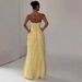 Women's Elegant Strapless Ruched High Slit Maxi Dress – Sexy Formal Party Gown For Banquet_ecoleips.com
