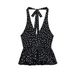 U Cross-border European And American Style 2026 New Fashionable Elegant Women's Wholesale Polka Dot Halter Neck Tie_ecoleips.com