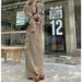 Audday American Style Women's Long Sleeve Printed Top 2025 Autumn Casual Fashion Workwear Half Skirt Two-Piece Set Trendy_ecoleips.com