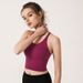European And American Style Solid Color Cross Strap Sports Shockproof Vest Fitness Bra Women's Yoga Wear_ecoleips.com