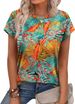 Alaroo Womens Summer Tops Short Sleeve Shirts Crew Neck Tshirt Cute Trendy Tunic Blouses (S-3XL)_ecoleips.com
