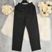 Women's High-Waisted Wide-Leg Pants – Stretch Cotton Trousers For Work & Casual (S-XL, Black, Euro-American Fit)_ecoleips.com