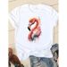 Wholesale Cross-border Clothing, New European And American Vintage Floral Women's Short-sleeve T-shirts_ecoleips.com