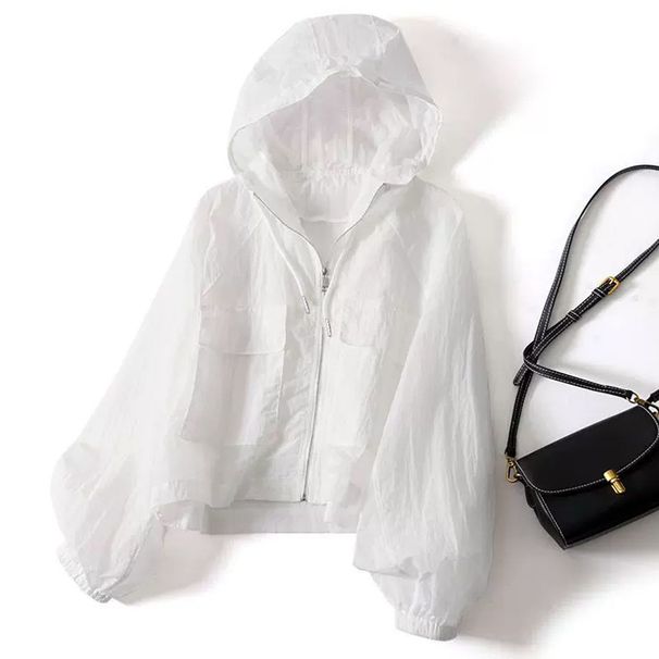 Women's Clothing Lightweight Sun Protection Clothing For Women Casual Loose Short Fashionable Jacket Shirt_ecoleips.com