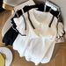Women's Clothing Ins Design Fashionable And Age Reducing Knitted Skirt A Line Dress For Women_ecoleips.com