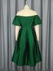 Vintage Off-Shoulder Sequin Dress - Elegant Glamorous Bodycon Party Evening Gown_ecoleips.com