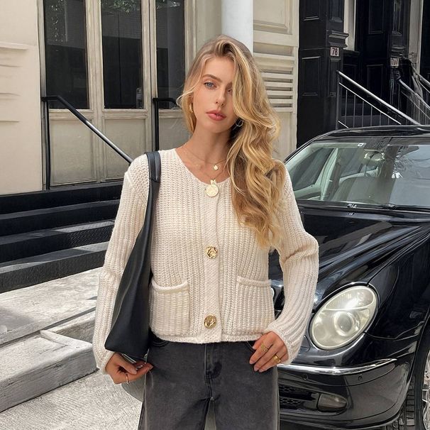 Women's Knitted Sweater Casual Commuter Fashion European American Style Spring/Summer Clothing_ecoleips.com