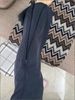 Women's Clothing Women's High-Waisted Slimming Zipper Ribbed Flared Pants With Slits Casual Long Trousers For Outerwear_ecoleips.com
