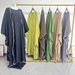 Verve Women's New Abaya Turkish Robe Cardigan + Inner Dress Two-Piece Set K108_ecoleips.com